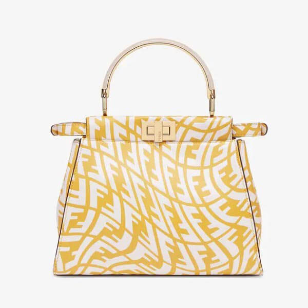 21SS【フェンディ】FFヴァーティゴ ピーカブー ショルダーバッグ偽物 8BN244AGKRF1E8K